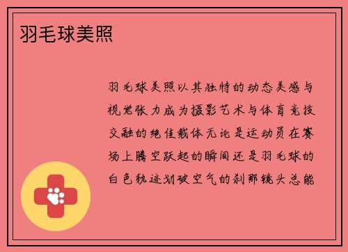 羽毛球美照